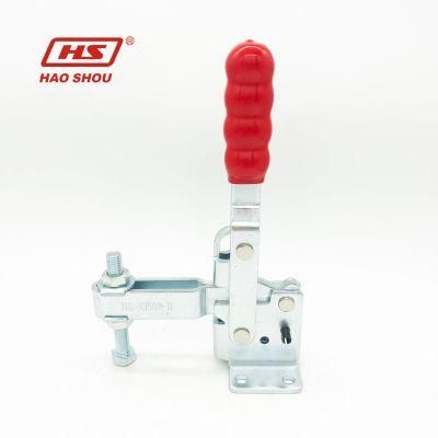 Haoshou HS-13502-B Metal Working Jig U-Bar Flange Base Vertical Hold Down Toggle Clamps for Fixture