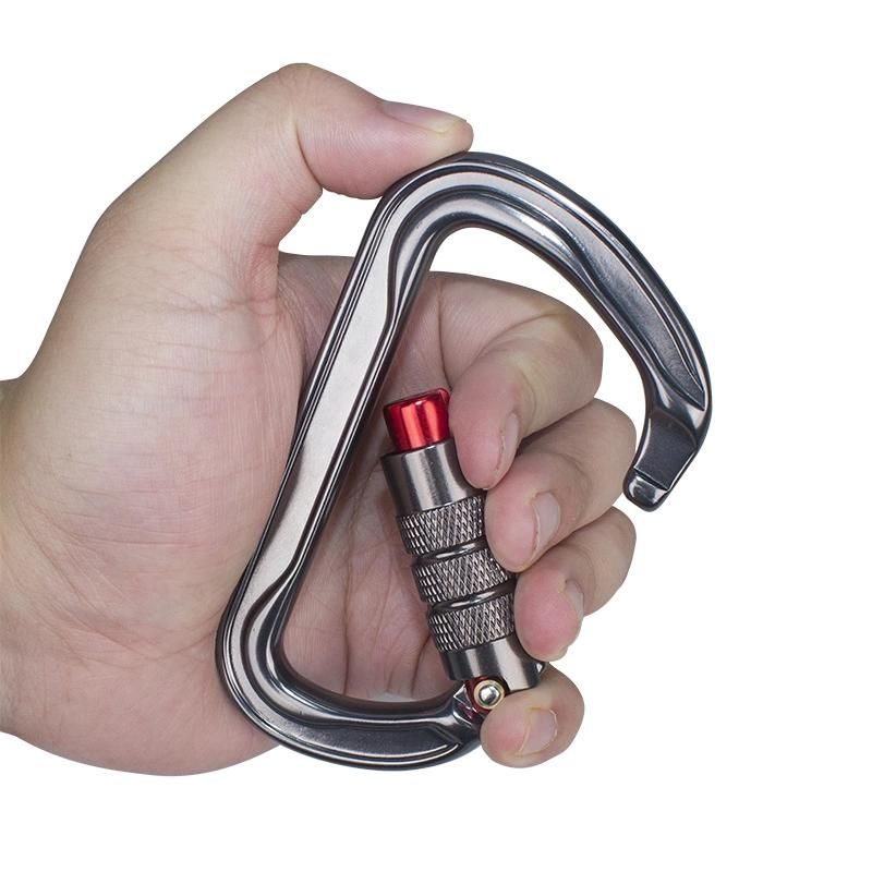 Kingslings 30kn Aluminum Carabiner 3t Twist Locking Carabiner Hook