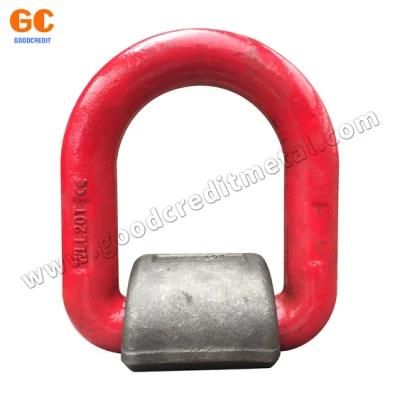 Heavy Duty Steel Container Lifting Lashing Bent G80 D Ring