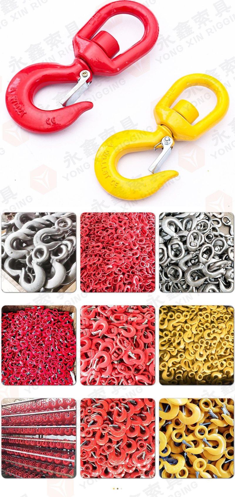 Swivel Forged Hook Chain Swivel Hook Eye Lifting Hook