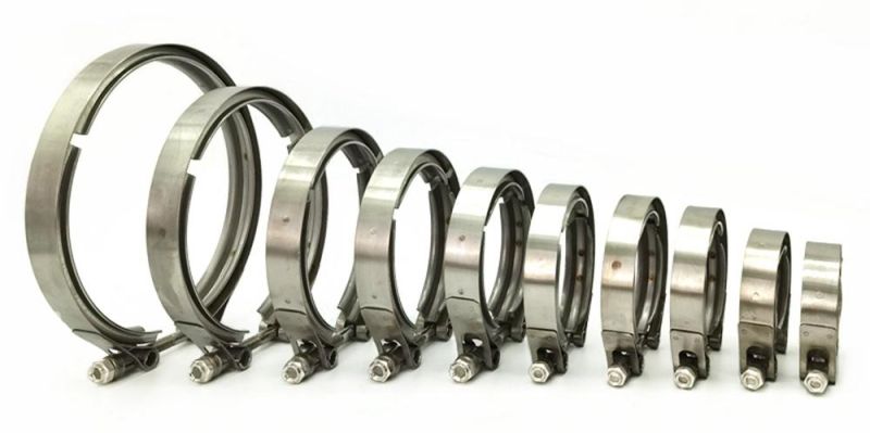 1.5"-6" Turbo Exhaust V Band Clamp with Mf Flange Kits