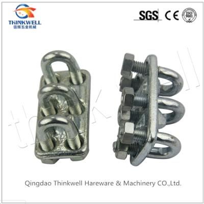 Standard Fastener Stamping Galvanized Triple Wire Rope Clip