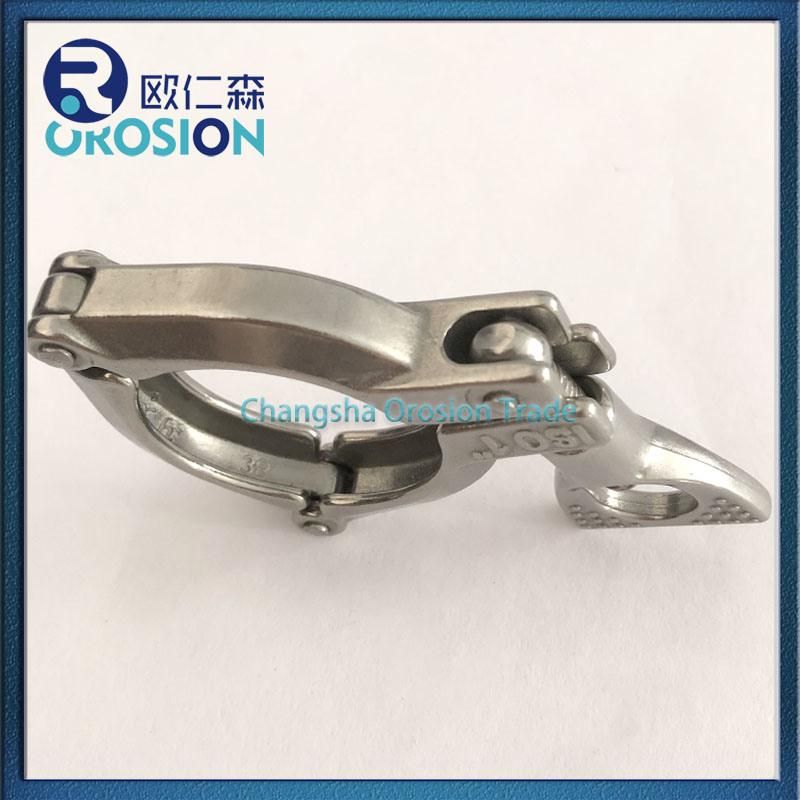 SS304 Stainless Steel Sanitary Tri-Clamps Double Pin