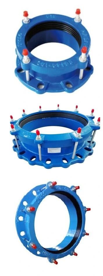 Cast Iron Ductile Grooved Epoxy HDPE PVC PE Di Pipe Quick Dedicated Ductile Iron Universal Flexible Quick Wide Flange Adaptor