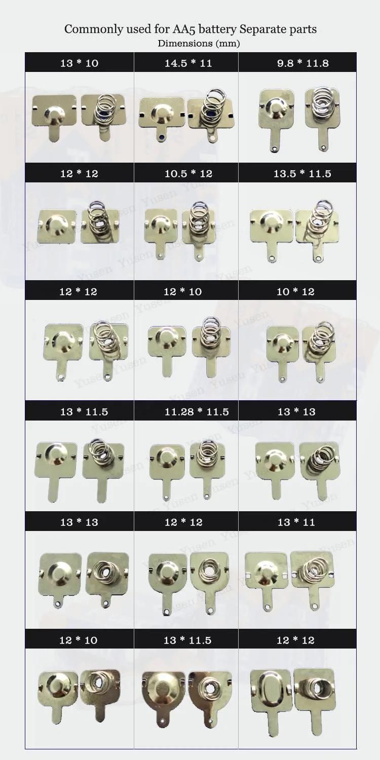 AA5#Factory OEM Various Battery Compression Spring Made in China Separate Parts