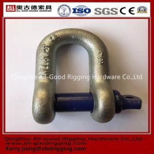 China Forging Us Type G210screw Pin Anchor Shackle D Ring Bow Shackle