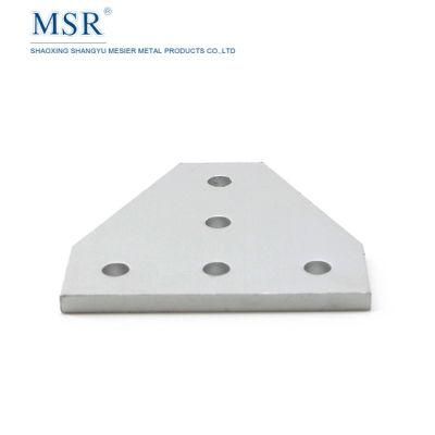 High Quality 5 Hole Tee Joining Plate 20 Series Aluminium Profile Aluminum Extrusion Part