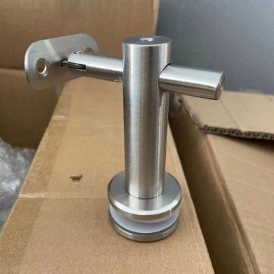 Stainless Steel Round Tube Clamp Bracket 180 Degree Foldinground Tube Clamp Bracket Clamp Glass Hardware Bracket