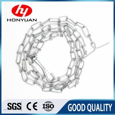 Hot DIP Galvanized Straight Weld Link Twisted Tie out Chain