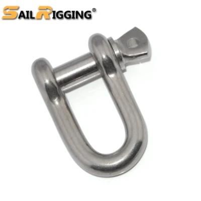 Stainless Steel 316 European Type Large Dee Shackle 4mm