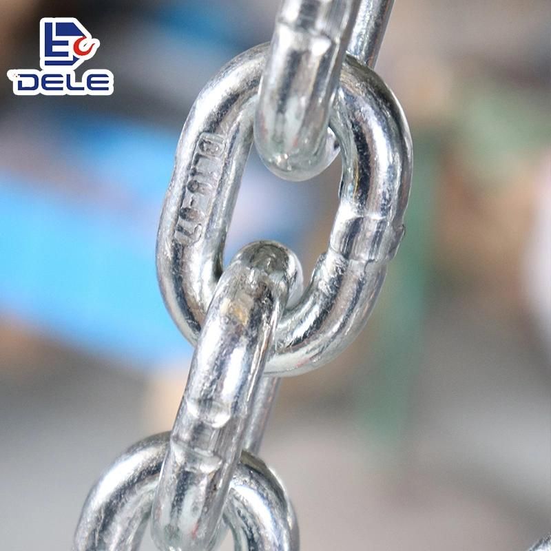 7.1X21mm G80 Hoist Load Chain Galvanized Metal Chain