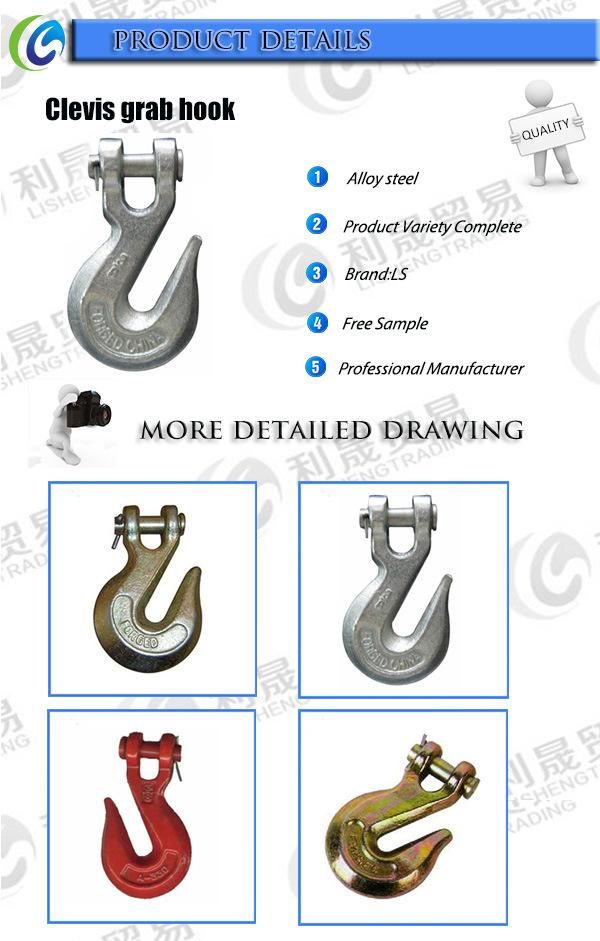 Forged Clevis Grab Hooks for Lashing Chain