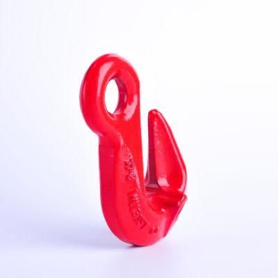 G80 Horn Winged Grappling Forklift Lifting Hook Hardware Ring Buckle