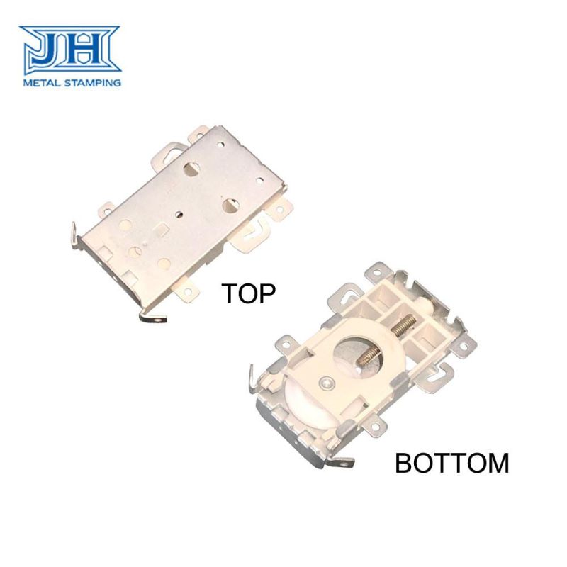 Metal Door Lock Stamping Parts with Plastic Components of Furniture Hardware Accessories