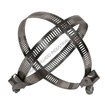 British Type Worm Drive Hose Clamp
