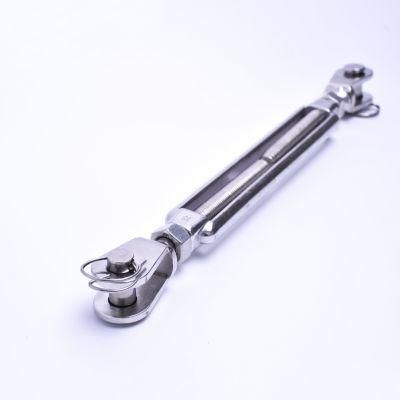 Stainless Steel SUS 304 DIN1480 Heavy Duty Turnbuckle with Hook and Eye