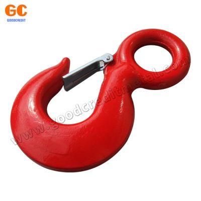 G80 Forged Steel Powder Painted Large Opening Eye Hook