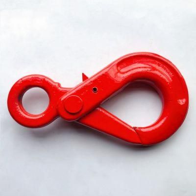 Rigging G80 3.15t Eye Self-Locking Hook Safety Hook for Lifting Chain Slings