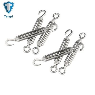 Stainless Steel 304 316 Pipe Turnbuckles Closed Body Turnbuckles Heavy Duty Turnbuckle M5 to M20 Turn Turnbuckle