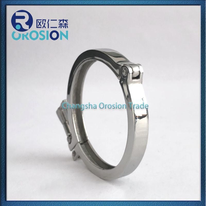 Sanitary Stainless Steel Mirror Polish Clamp for Food