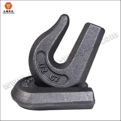 G80 Self Color Forged Carbon Steel Welded Grab Stainless Steel Snap Rear Tow Car Towing Hook
