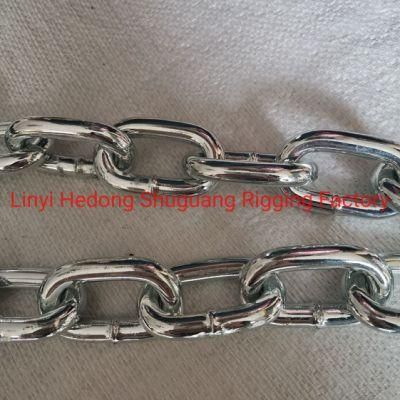 Electric Galvanized Welded Iron Chain Product in Linyi Factory