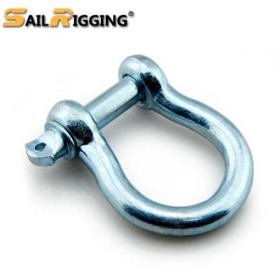 Galvanized Open Die Forged Bow Shackle European Type