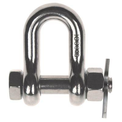 China 20 Years Factory Standard Sizes Dee Shackles for Chain Lifting Heavy Industry