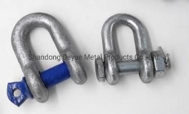 1/2&quot; Us Type Galvanized Dee Shackle G210 Shackle with Collar Pin