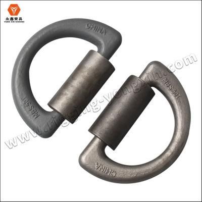 Rigging Forged Hardware Carbon Steel Weld D Ring Link|Lashing D Ring