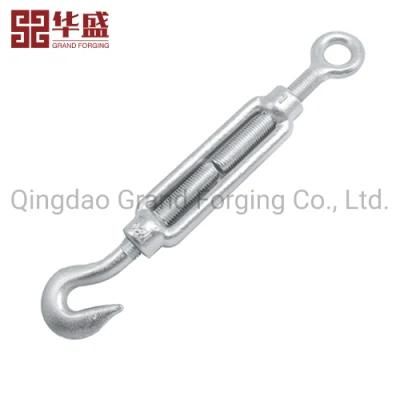 Rigging Hardware Carbon Steel Galvanized Drop Forged Turnbuckle