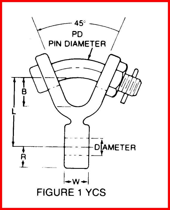 Galvanized Y-Clevis Eye for Pole Line Hradware