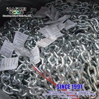 Haiwei Brand Stainless Steel Link Lifting Chain with BS Standard for Rigging Hardware
