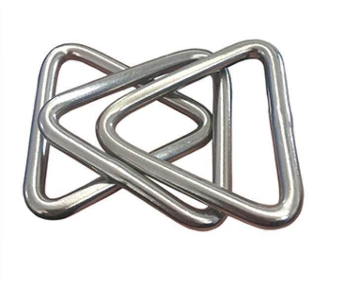 Drop Forged Metal Triangle Ring with Cross Bar