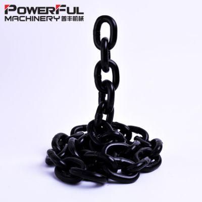 Black DIN 818-2 Grade 80 Short Link Lifting Chain