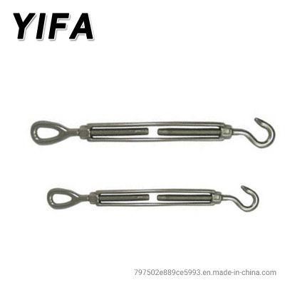 High Quality 304&316 Stainless Steel Us Type Eye and Hook Turnbuckle