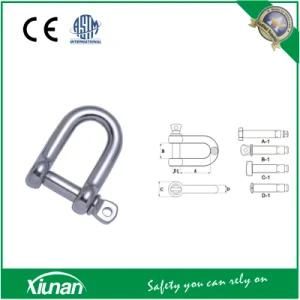 M8 8mm 5/16&quot; Stainless Steel Straight D Anchor Shackle