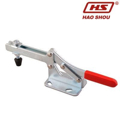 HS-22235 273kg /600lb Open Bar Flange Base Quick Release Horizontal Toggle Clamp Used on Testing Jig