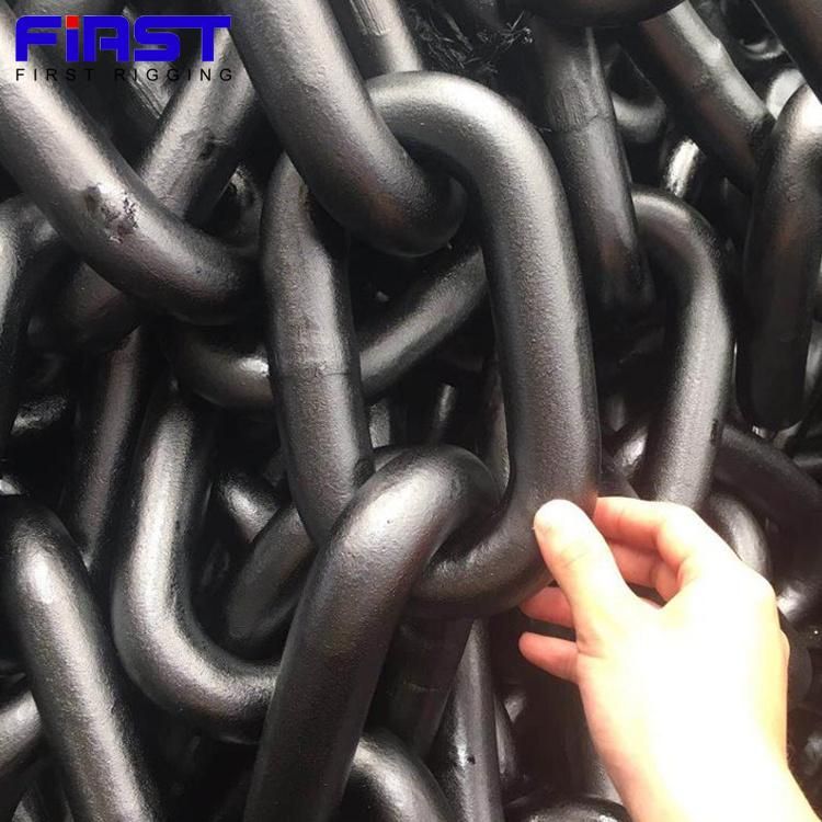 Marine Chain with and Without Gear Black or Hot DIP Galvanized Anchor Chain