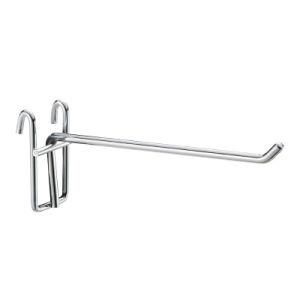 Store Fixtures Grid Wall Metal Chrome Display with Gridwall Hook