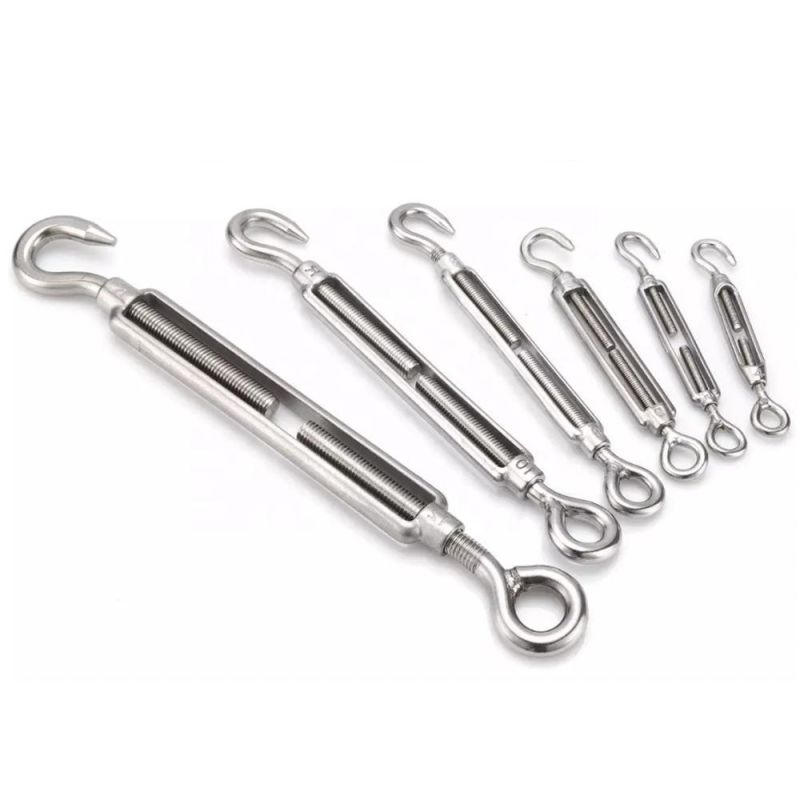 China Manufacturer Good Price Us Type DIN 1480 Stainless Steel Metal Turnbuckle