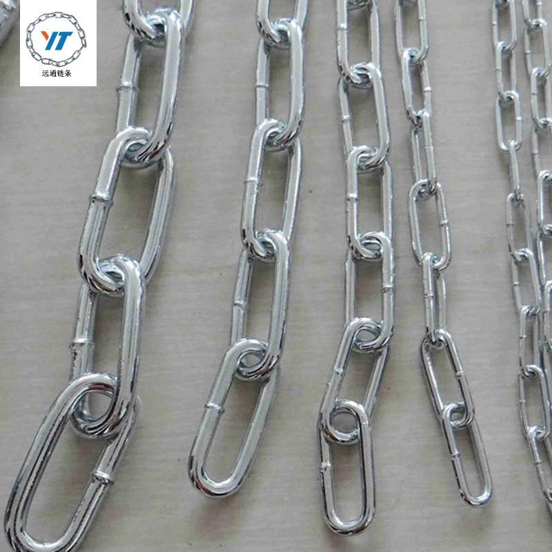 G30 Galvanized DIN766 3mm Short Link Chain Produced in Linyi Factory