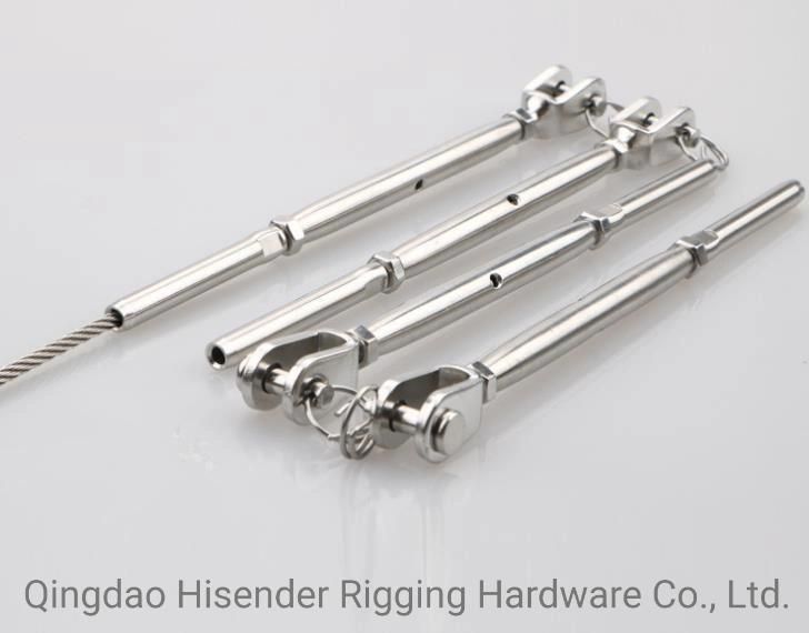 Rigging Hardware AISI316 Swage Closed Body Turnbuckle with Fork End