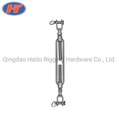 Stainless Steel/Galvanized Drop Forged Wire Rope Turnbuckle with Eye and Jaw