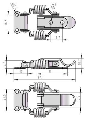 Heavy Duty Industrial Toggle Latch Lock