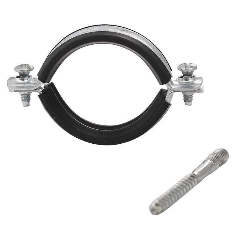 Heavy Duty Pipe Clamp Wepdm Rubber with Tapping Screw