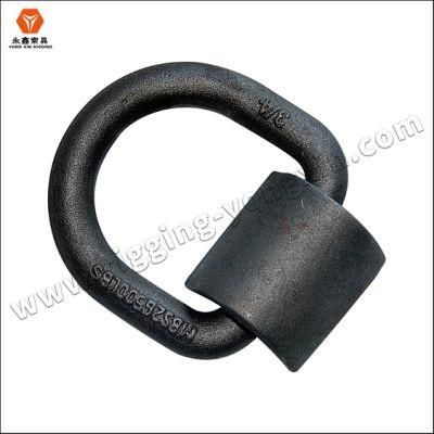 Hot Sale Forged Mounting Steel Heavy Duty Plain Surface Finish Weld on D Type Lashing Ring