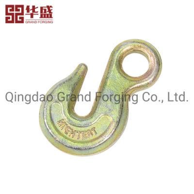 Drop Forged Carbon Steel Galvanized H323 Eye Grab Hook