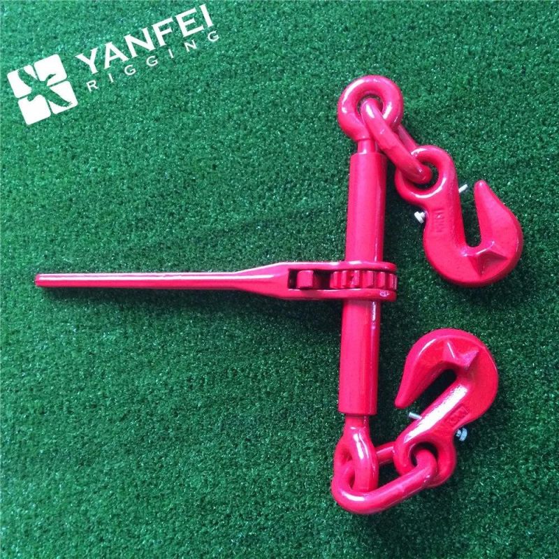 Grade80 Ratchet Type Lashing Chain Load Binder with Hooks