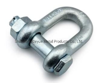 Us Type G2130 Drop Forged Lifting Bow Shackle with Safety Pin